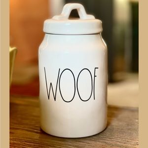 Rae Dunn Woof Dog Canister / Container By Magenta
